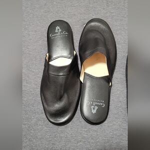 Black Leather Men's Loafers